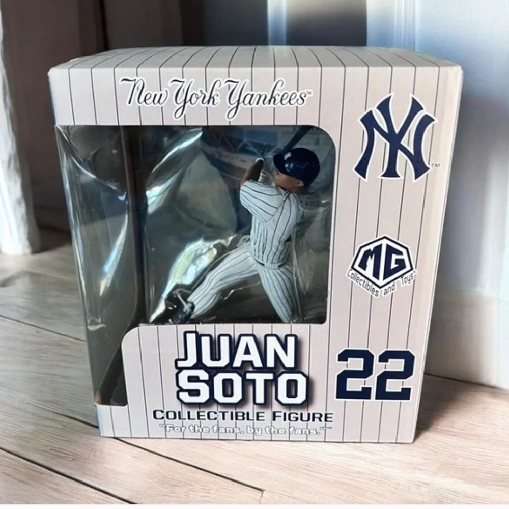 JUAN SOTO Collectible Boxed Figurine New York Yankees Baseball 2024 MGCT NIB